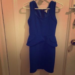 Royal blue dress (worn once)